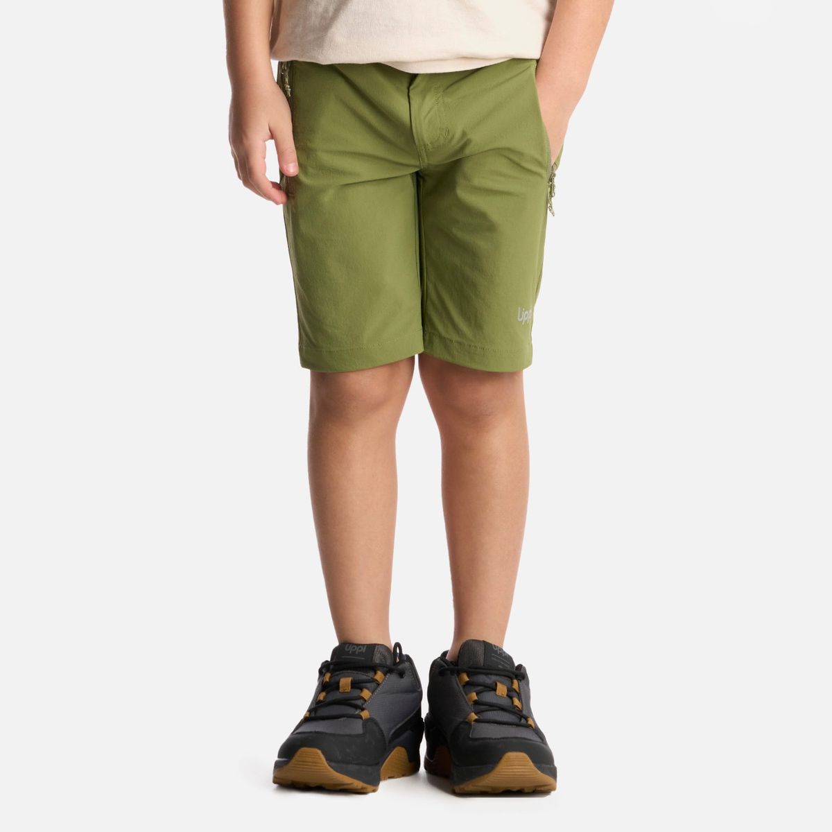 LIPPI - Short Niño Lennox Q-Dry Short Verde Lippi