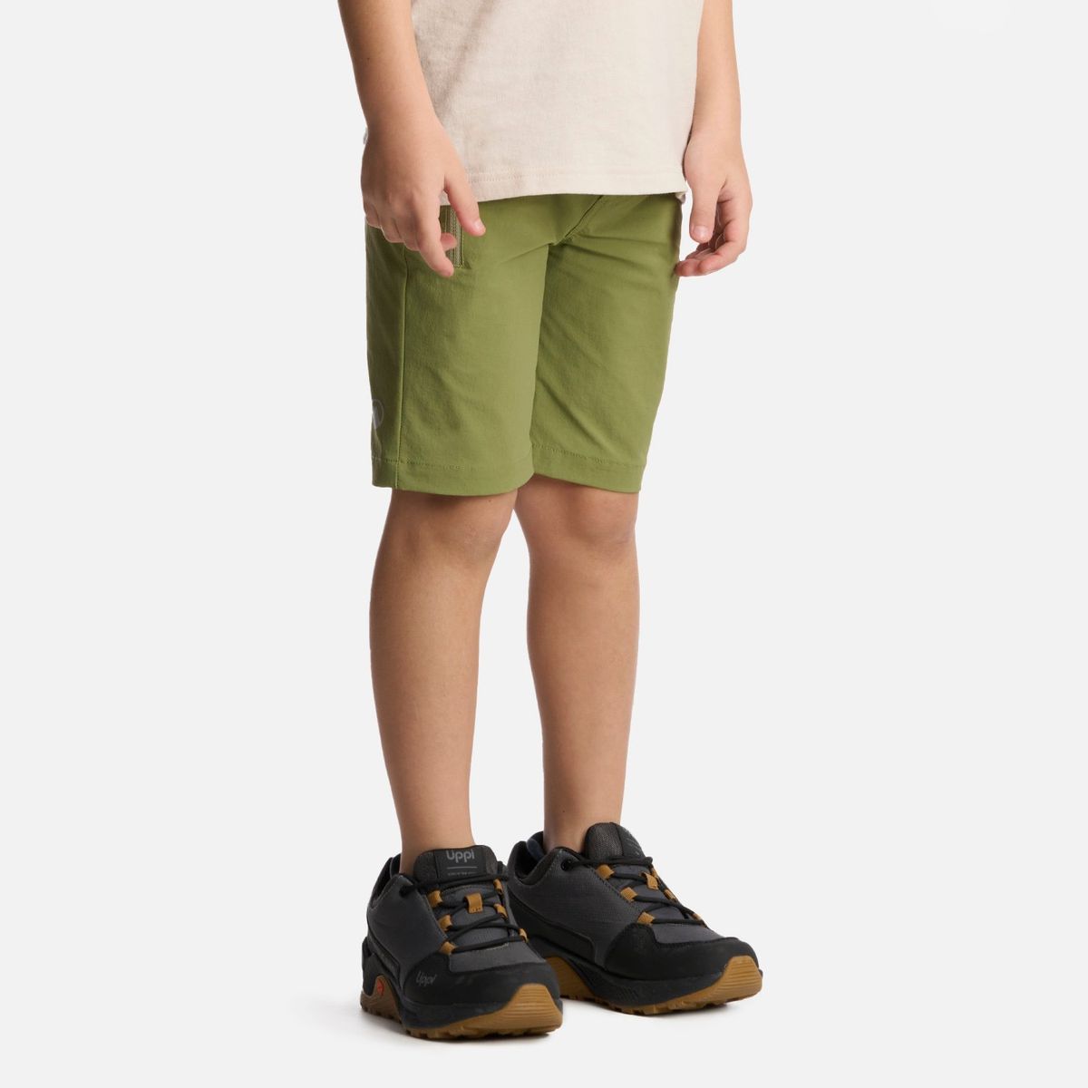 LIPPI - Short Niño Lennox Q-Dry Short Verde Lippi