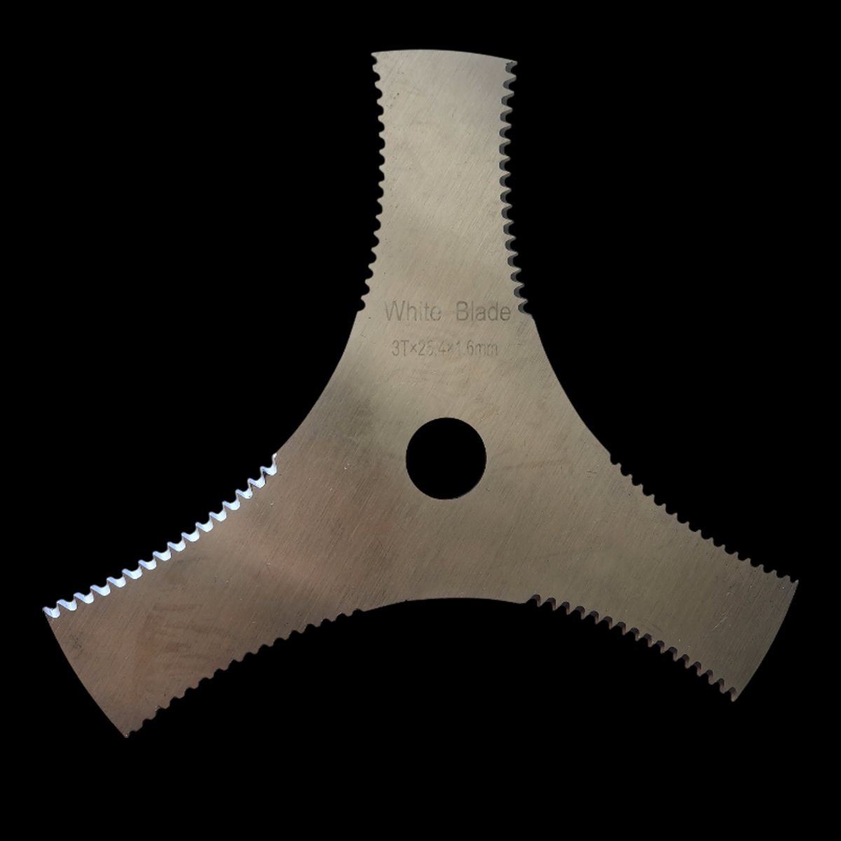 GENERICO - Cuchilla 3 Puntas Dentada para desmalezadoras