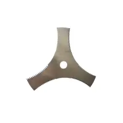 GENERICO - Cuchilla 3 Puntas Dentada para desmalezadoras