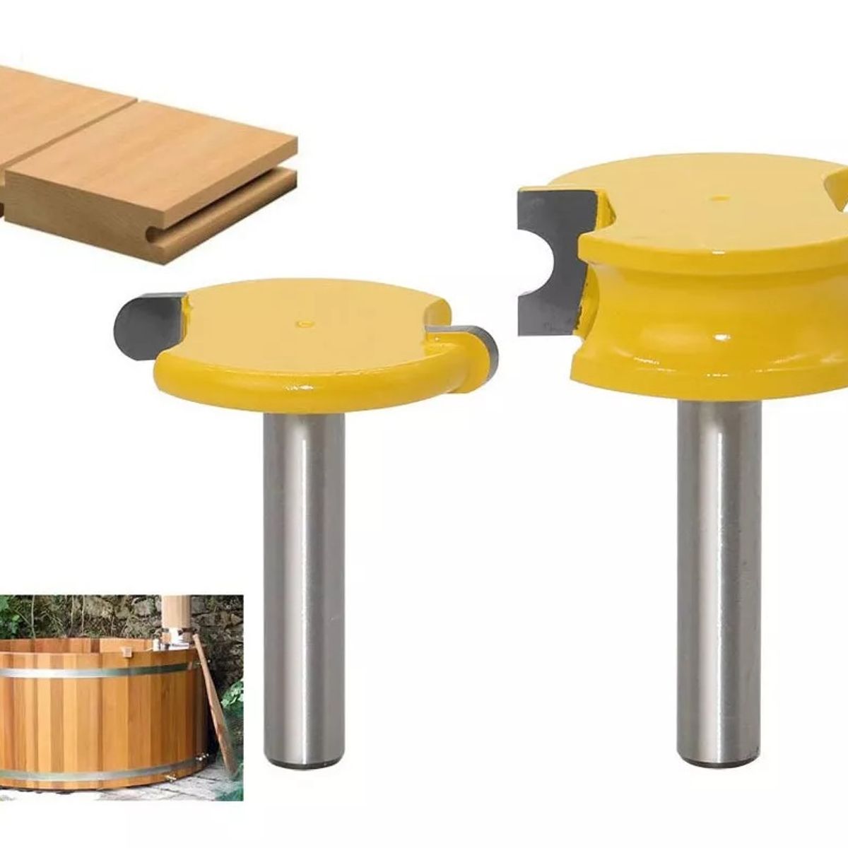 GENERICO - FRESA MADERA TINAJAS VASTAGO 8 MM