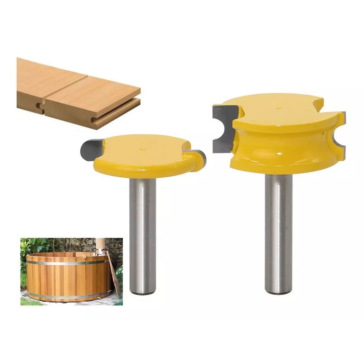 GENERICO - FRESA MADERA TINAJAS VASTAGO 8 MM