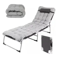 U BUY - Cama Portatil Plegable De Reforzado Con Colchon Desmontable