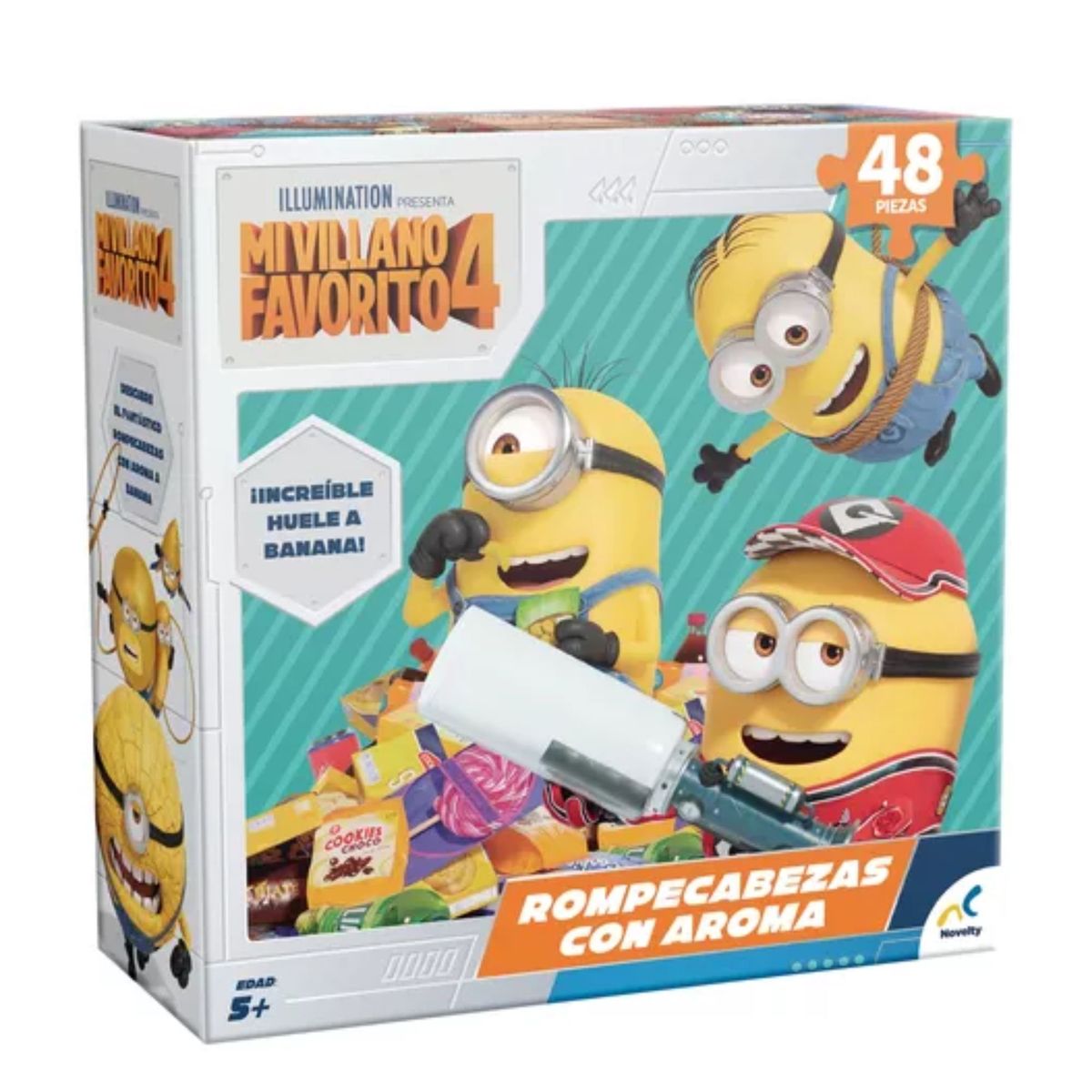 DISNEY - Puzzle Con Aroma A Platano De 48 Piezas Mi Villano Favorito