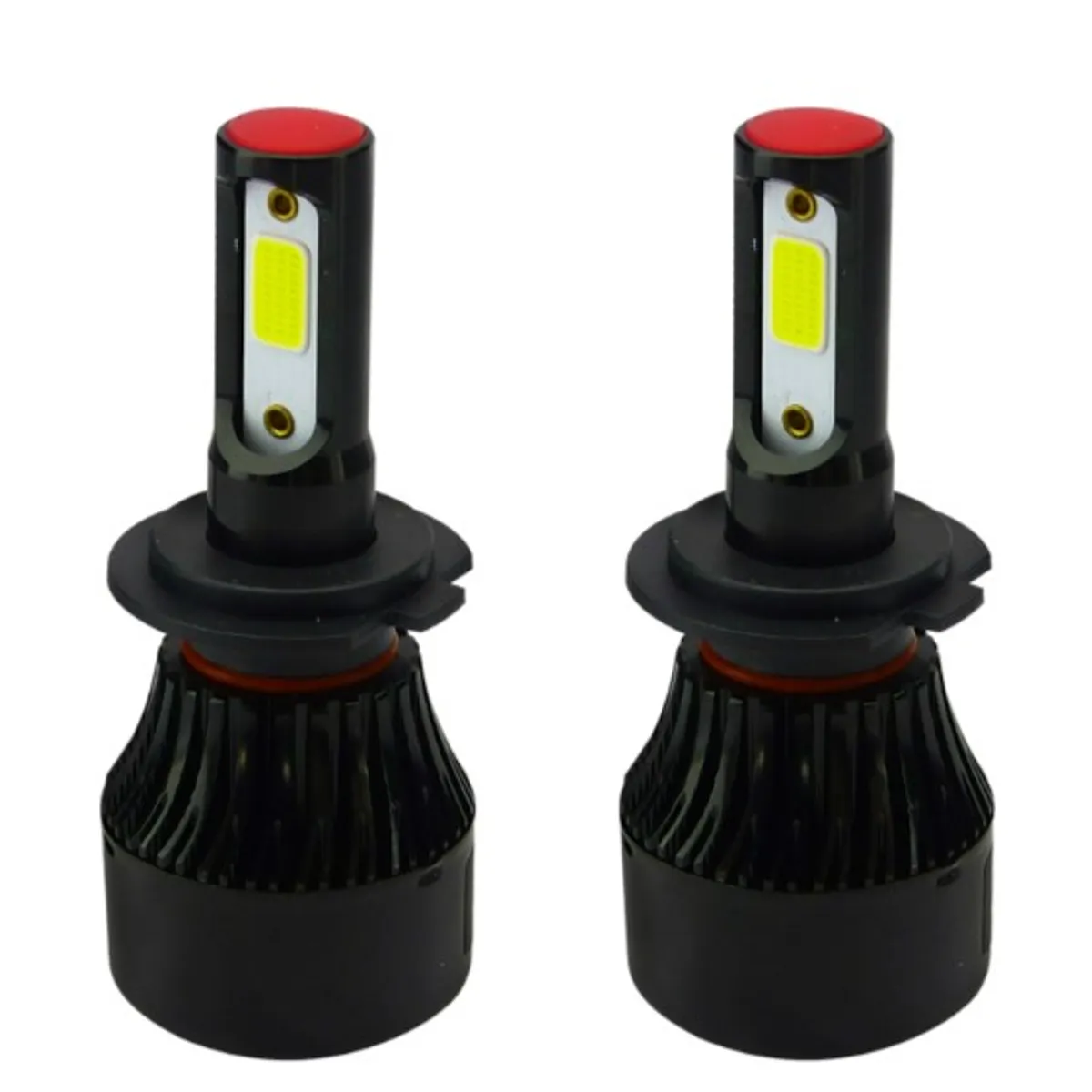 GENERICO - KIT AMPOLLETA LED H-7 PRO-LEDUSA 120W BLACK SERIES 12000LM