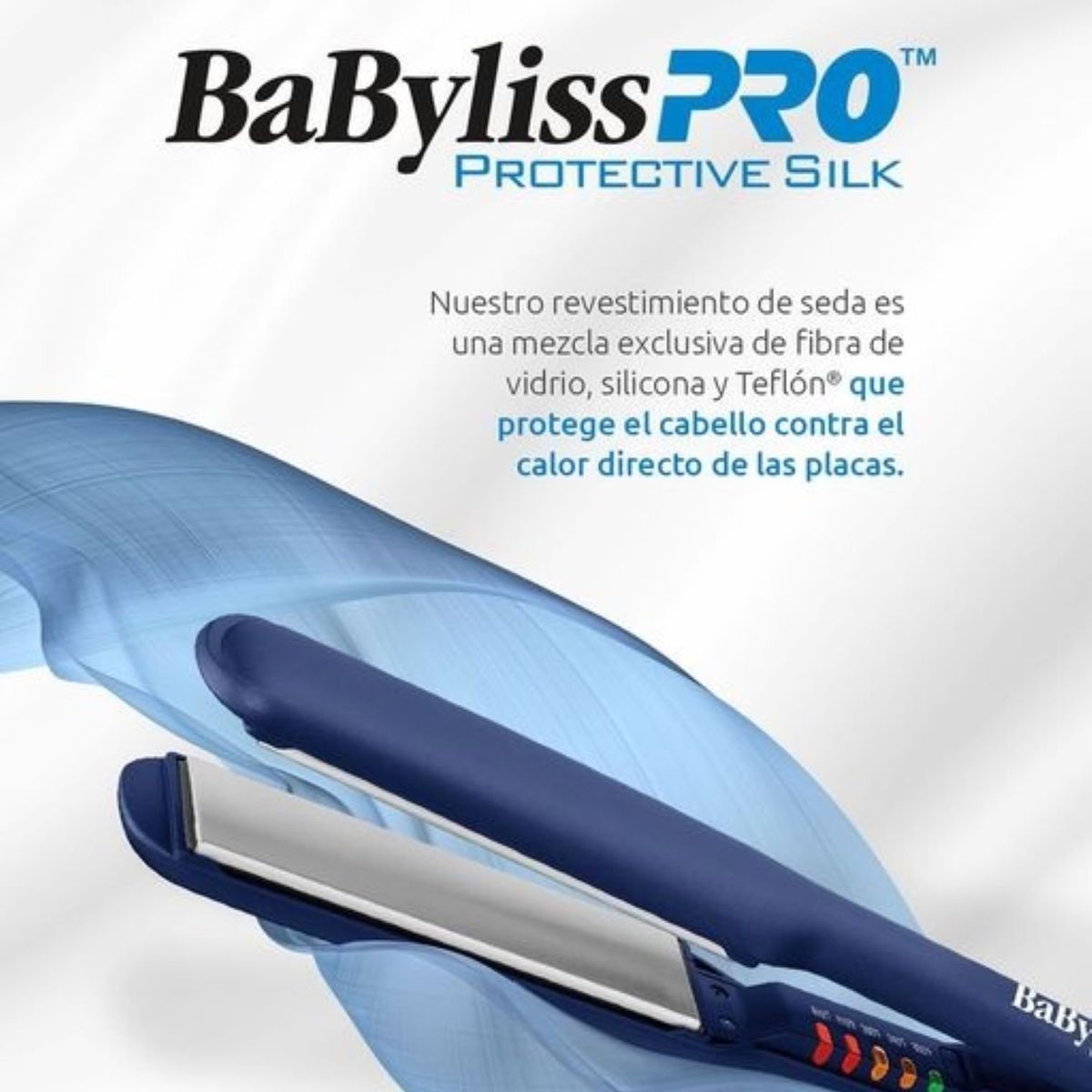 BABYLISS PRO - Plancha Babyliss Pro Protective Silk Complex De 38mm