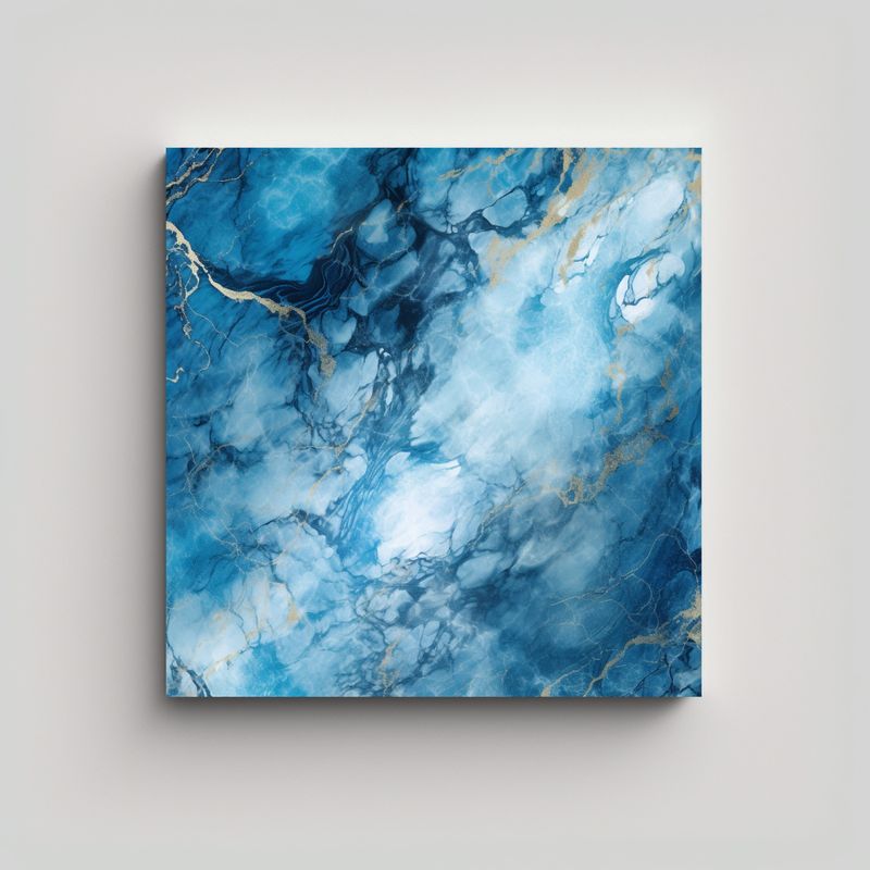 GENERICO - Pintura Decorativa En Lienzo De Textura Mármol 60x60 Cm