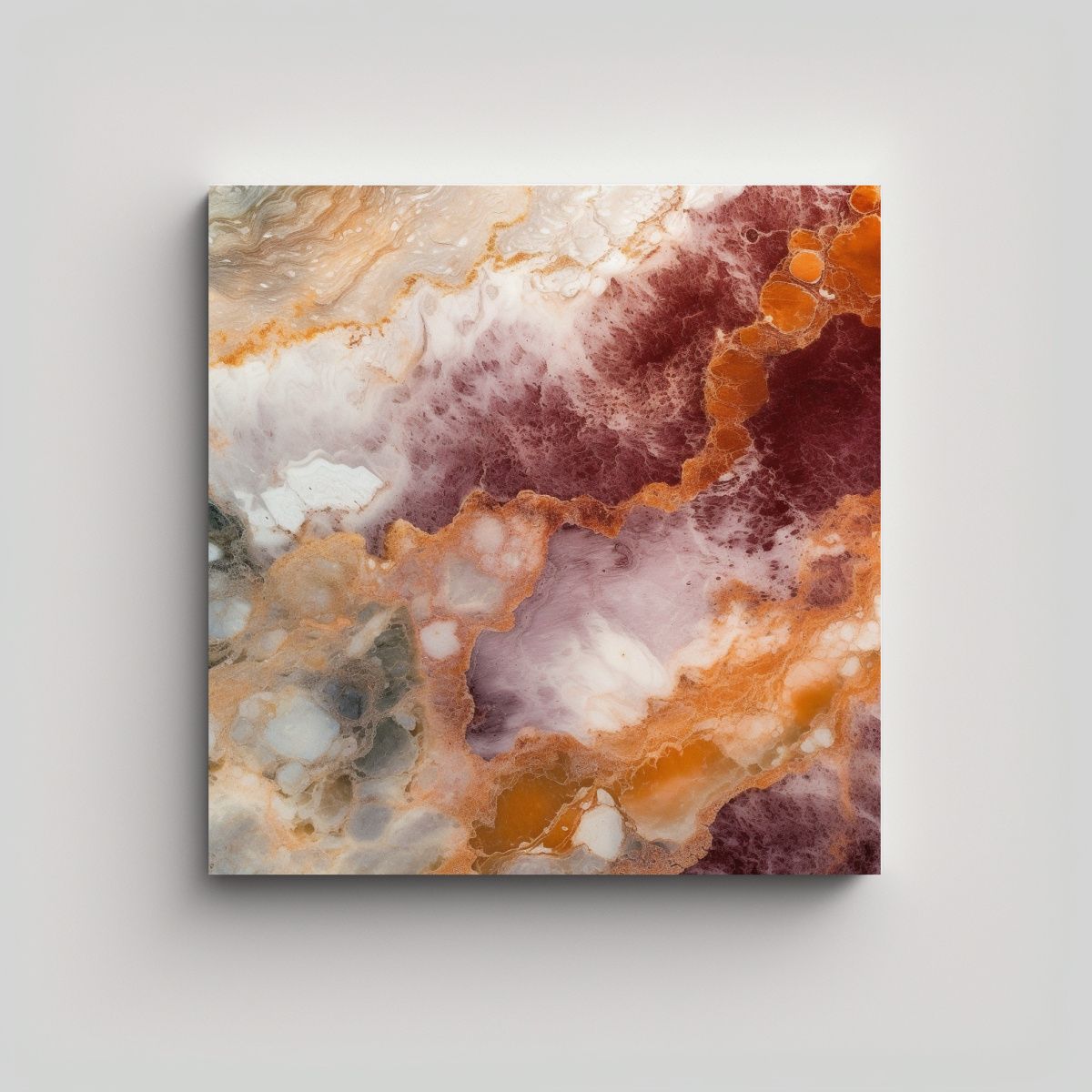 GENERICO - Pinturas Decorativas Textura Mármol Borgoña En 50x50 Cm