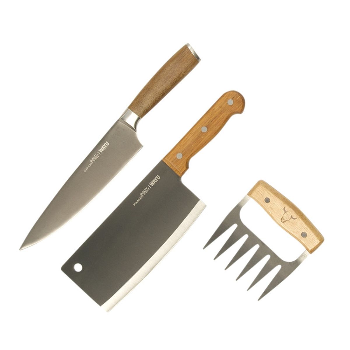 WAYU - Combo Parrilla 107 Wayu 3 Piezas Profesional