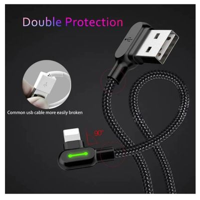 Imagen 2 del producto Cable Cargador Gamer para iPhone USB - Lightning de 1.8 m Certificado