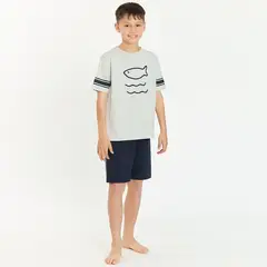 BARBIZON - Pijama de Niño Tomy Gris