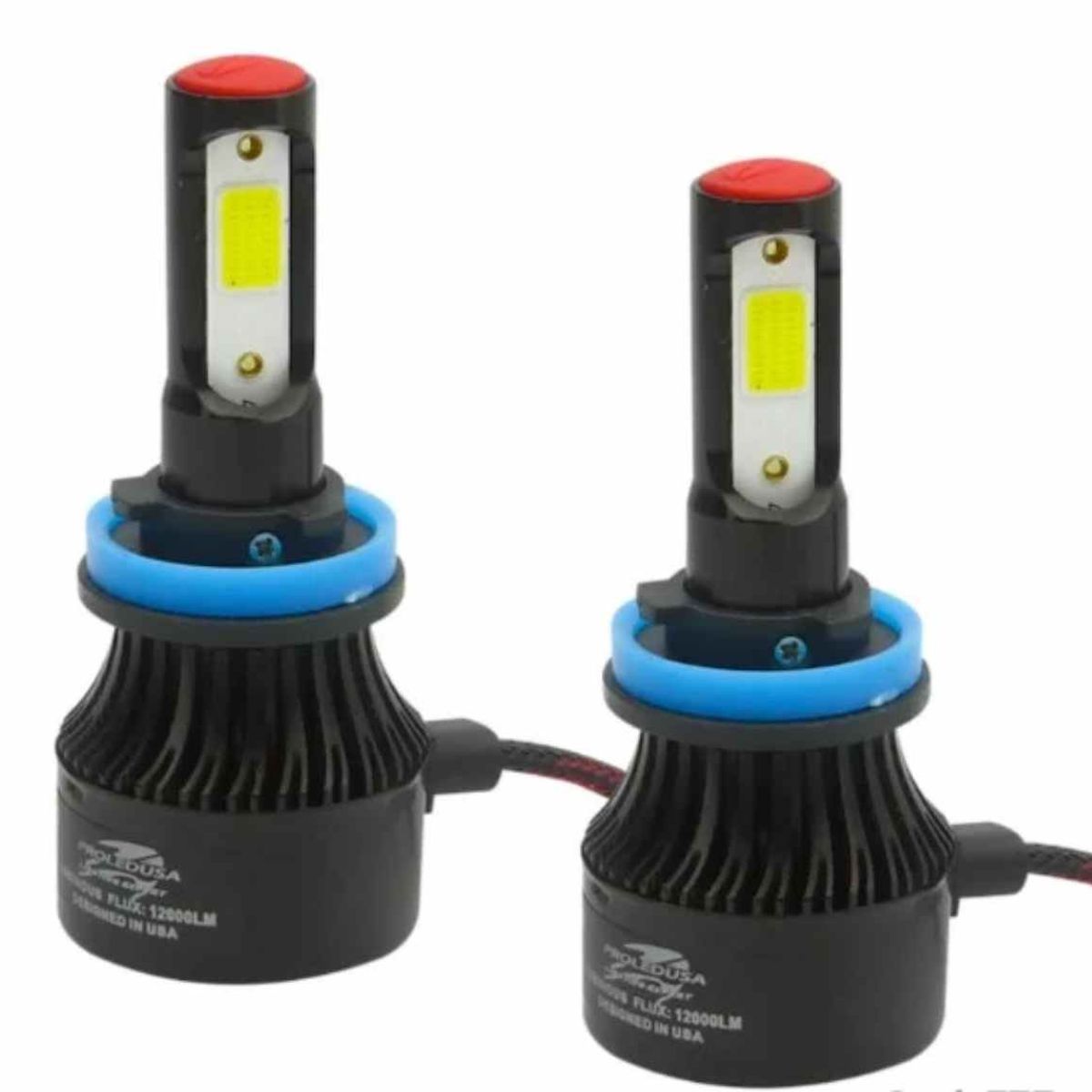 GENERICO - KIT AMPOLLETA LED H-11 PRO-LEDUSA 120W BLACK SERIES 12000LM