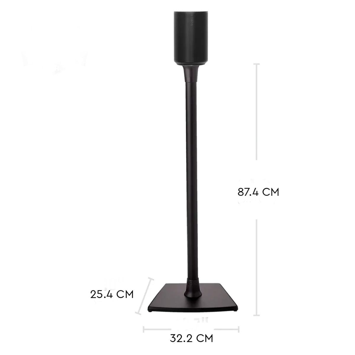 SANUS - Set de 2 Soportes de altura fija Sanus para altavoz Era 100 Negro