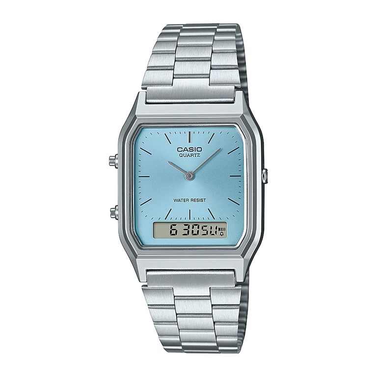 Reloj Unisex AQ-230A-2A1MQYDF Plateado TALLA UNICA
