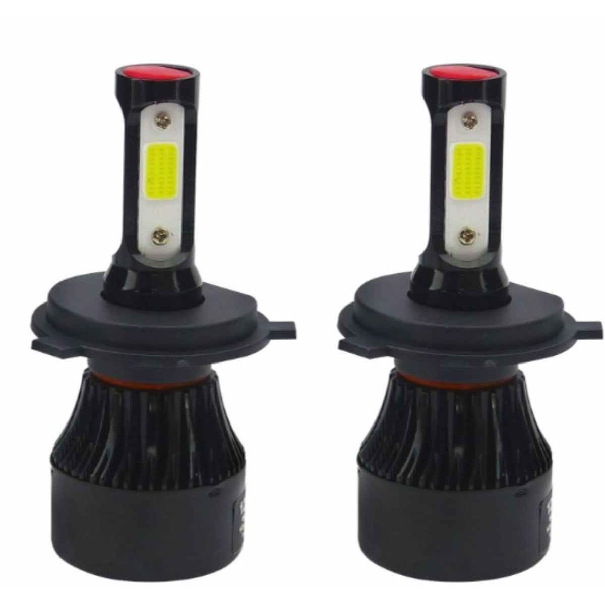 GENERICO - KIT AMPOLLETA LED H-4 PRO-LEDUSA 120W BLACK SERIES 12000LM