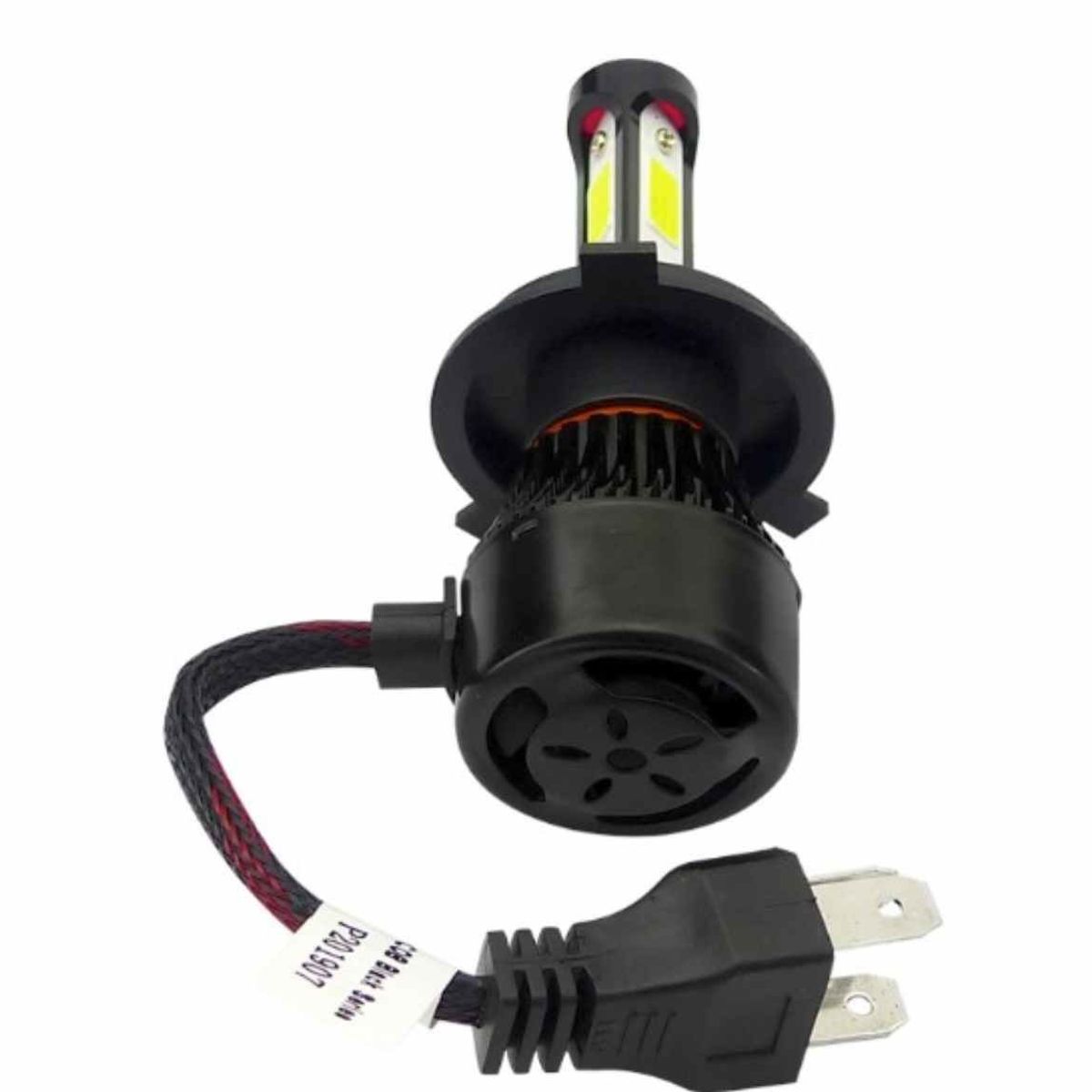 GENERICO - KIT AMPOLLETA LED H-4 PRO-LEDUSA 120W BLACK SERIES 12000LM