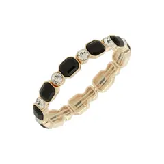 ANNE KLEIN - Pulsera Dorado Negro 01B00788 - Dorado