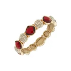 ANNE KLEIN - Pulsera Dorado Rojo 01B00878 - Dorado