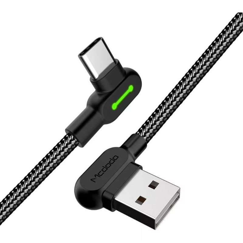 MCDODO - Cable Cargador Gamer para Android USB - Tipo C de 1.2 m Certificado