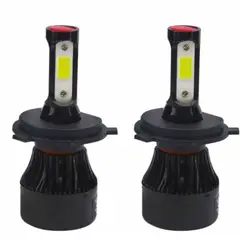 GENERICO - KIT AMPOLLETA LED H-4 PRO-LEDUSA 120W BLACK SERIES 12000LM