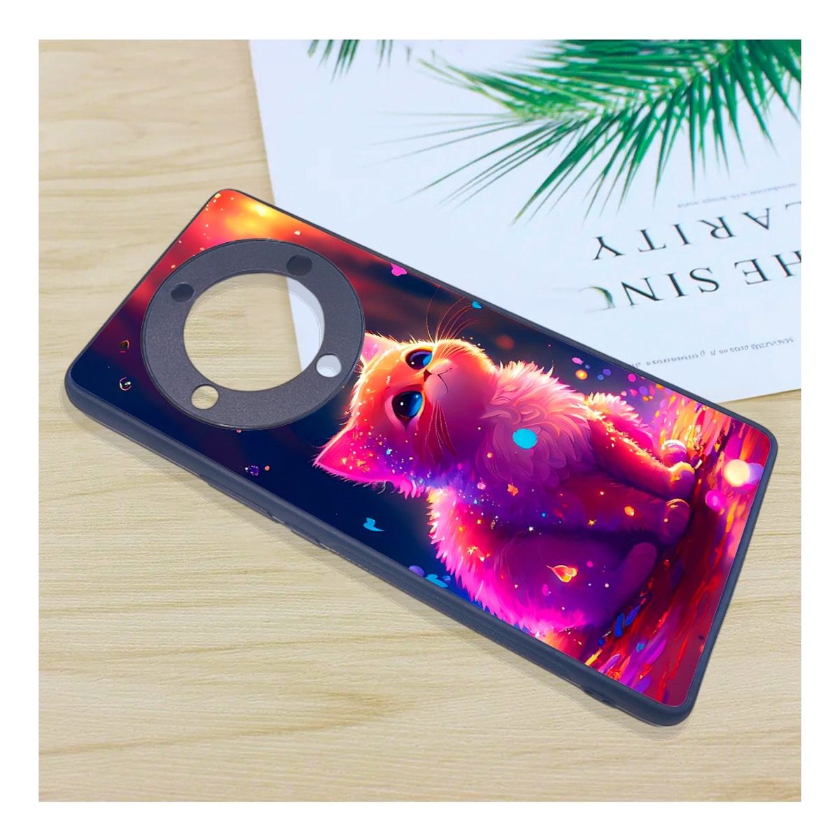 GENERICO - CARCASA PARA HONOR MAGIC 5 LITE DISEÑO GATITO 101