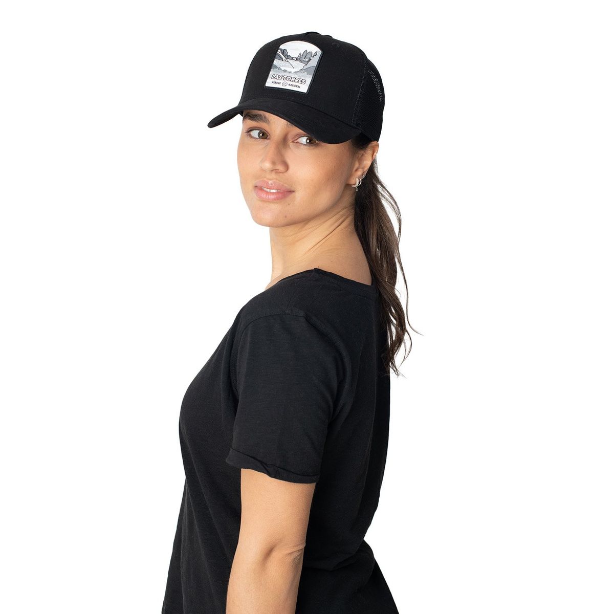 LENGA - Jockey gorro Trucker Parque Nacional Base las Torres Mujer Lenga