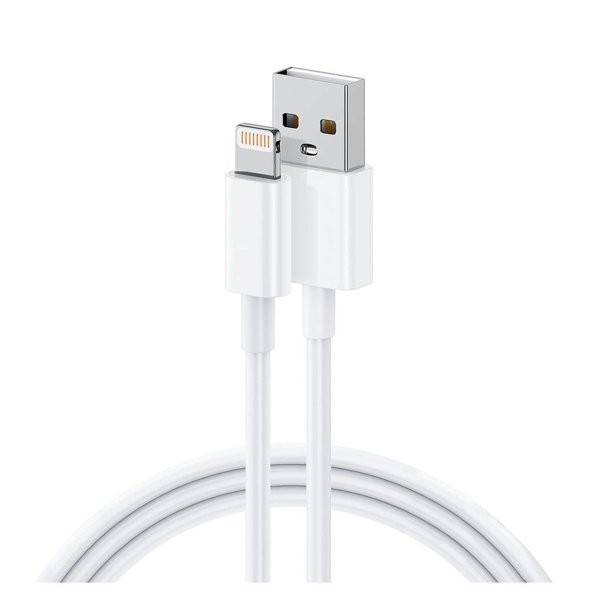 CELLBOX - Cable Cargador USB - Lightning Para iPhone de 1 m Certificado Foxcoon
