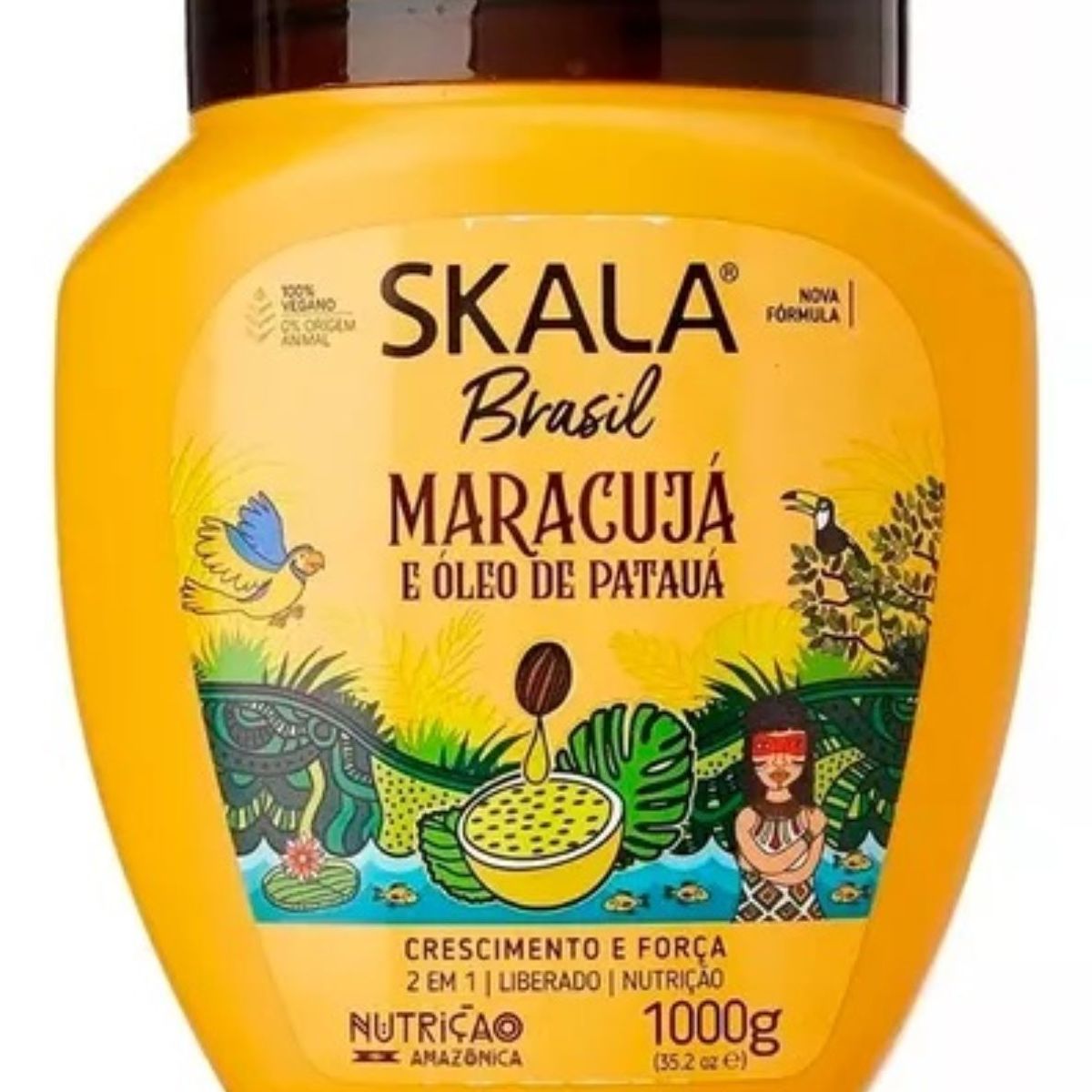 SKALA - MASCARA MARACUYA Y ACEITE 2EN1 BRASIL SKALA 1KG