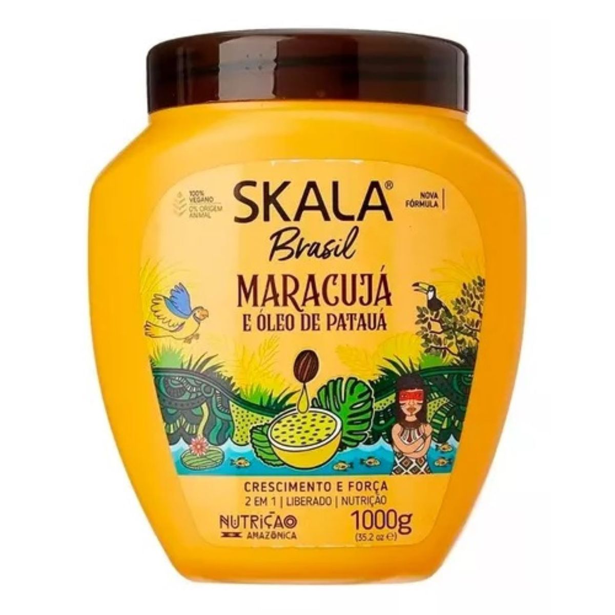 SKALA - MASCARA MARACUYA Y ACEITE 2EN1 BRASIL SKALA 1KG