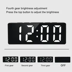 GENERICO - Despertador Digital Snooze Reloj Led Electrónico 4 Pantallas