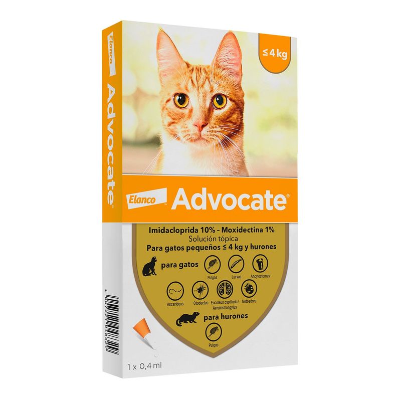ELANCO - Antiparasitario Gato Advocate Pipeta 4kg