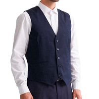Gilet Hombre Clásico Ajustable Chaqueta Formal Sin Mangas Matrimonio_.