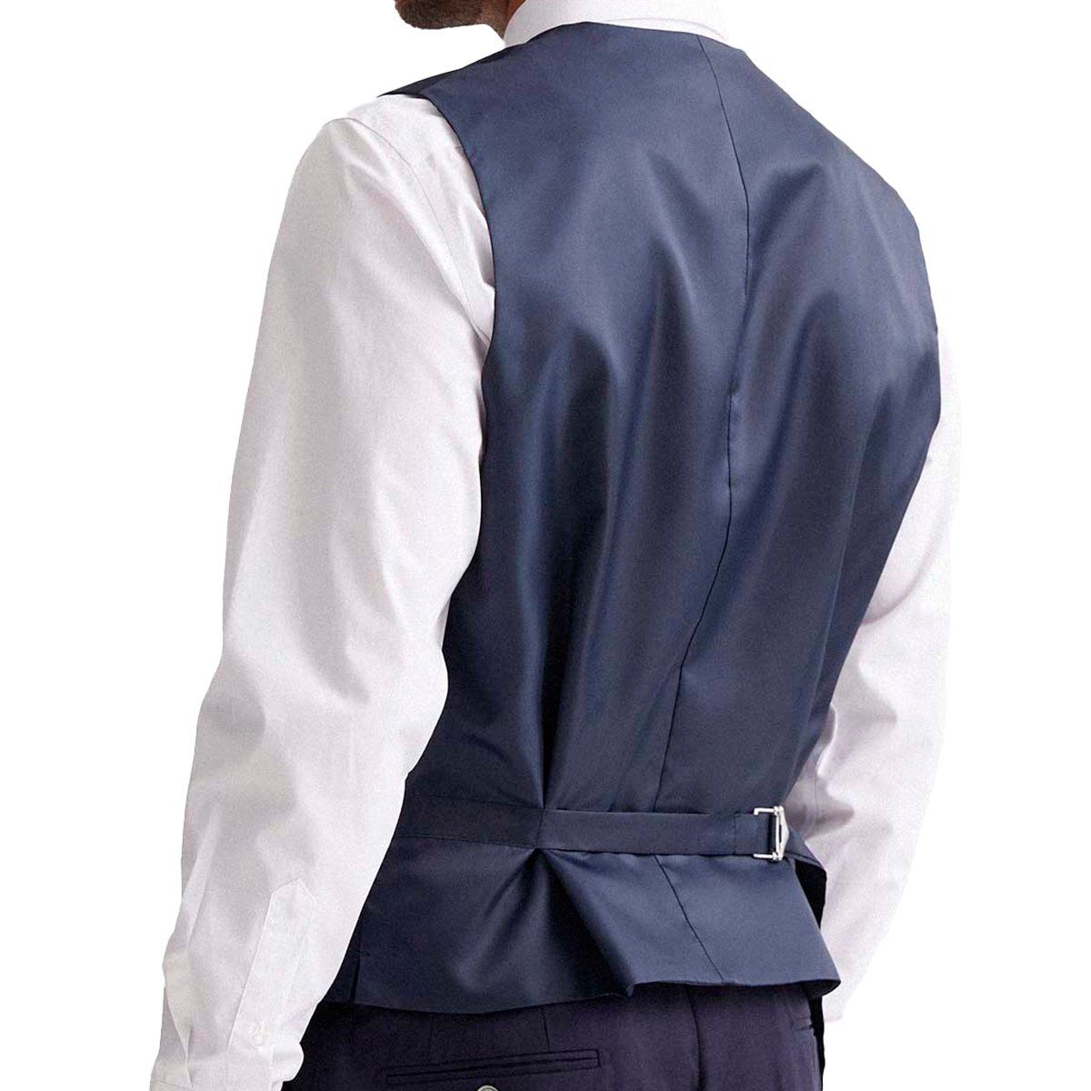 MAVIANNI - Gilet Hombre Clásico Ajustable Chaqueta Formal Sin Mangas Matrimonio_.
