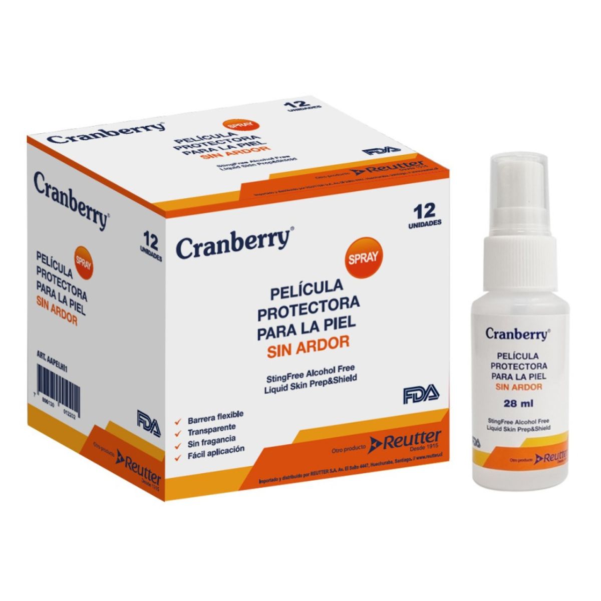 CRANBERRY - Spray Protector Para Piel Sin Ardor 28ml Cranberry