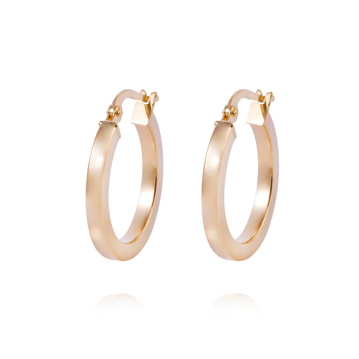 JB JOYAS BARON - Aros de Oro 18kt Argolla 20 MM