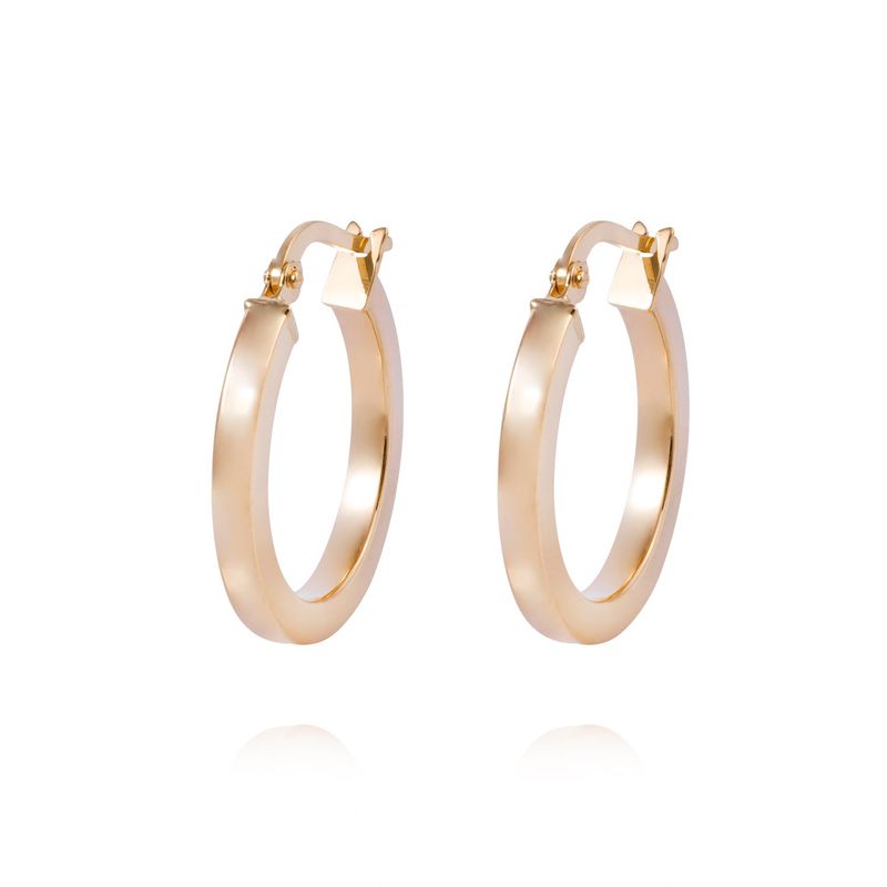 JB JOYAS BARON - Aros de Oro 18kt Argolla 20 MM