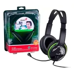 GENIUS - AUDIFONO HS-400A VERDE