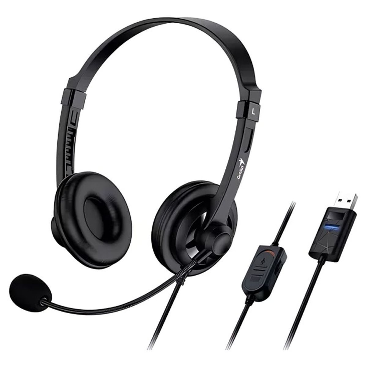 GENIUS - AUDIFONO HS-220U USB CON MICROFONO