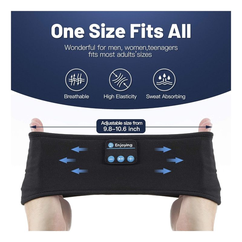 GENERICO - Audífonos Cintillo Bluetooth Usb Dormir Yoga Deportes