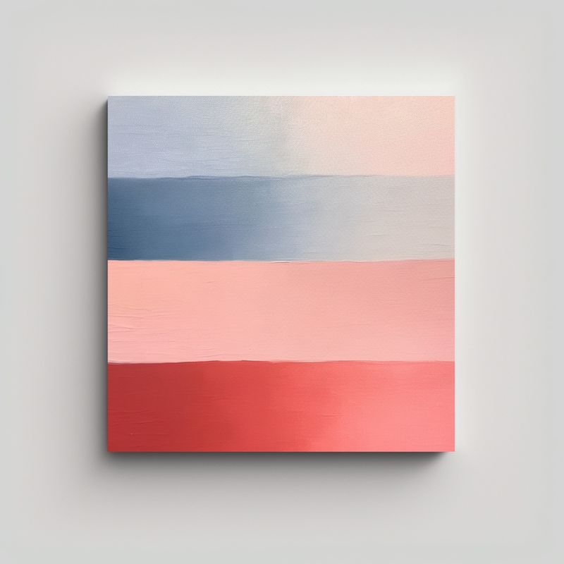 GENERICO - Pintura Vanguardia Minimalista Acrílico Sobre 70x70 Cm