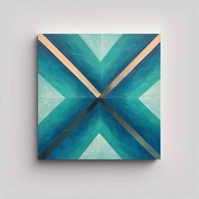 GENERICO - Pintura En Papel: Arte Impreso Duradero, 60x60 Cm