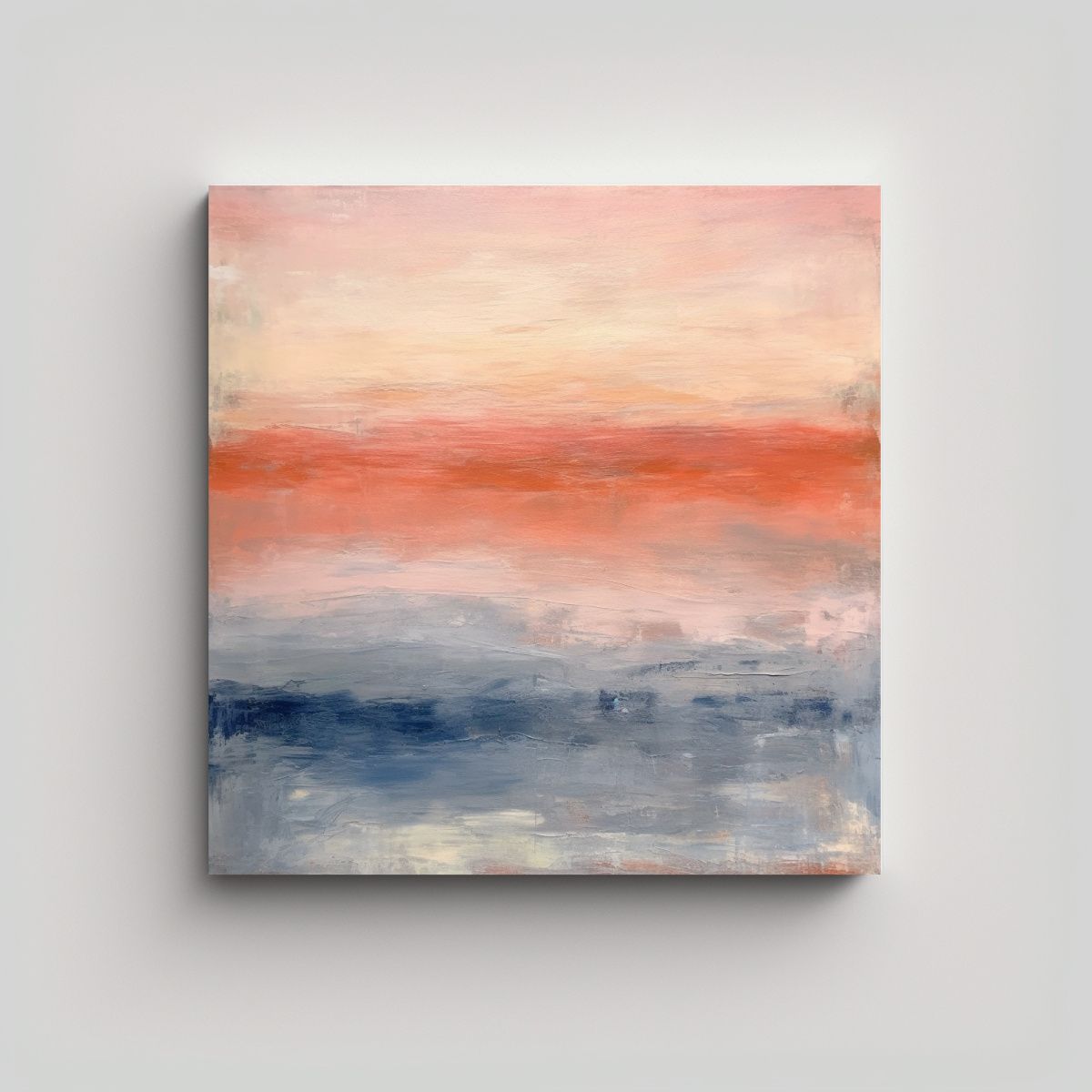 GENERICO - Pintura Al óleo Minimalista Moderna Sobre Papel 90x90 Cm