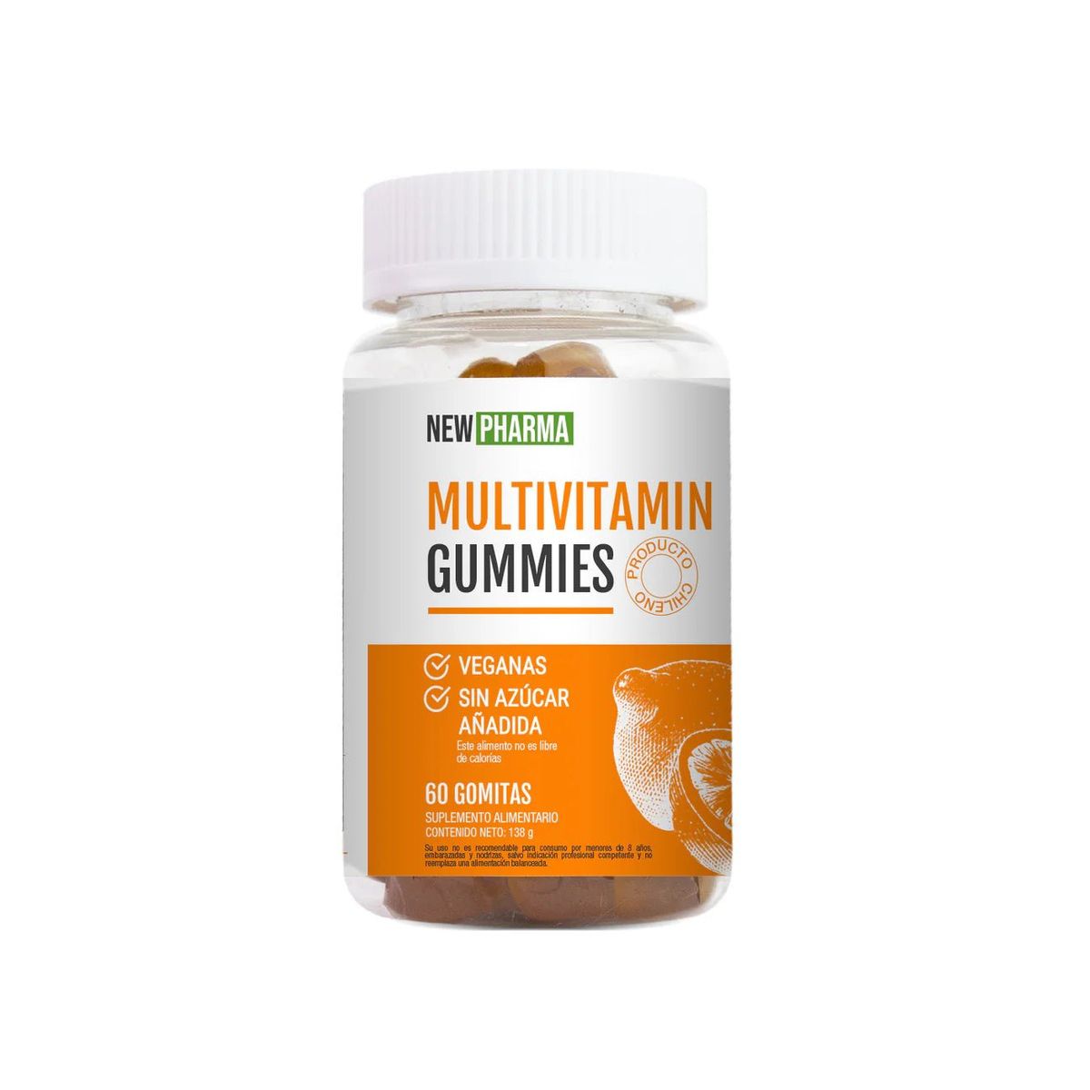 NEWPHARMA - Suplemento Multivitamínico NewPharma 60 Gomitas