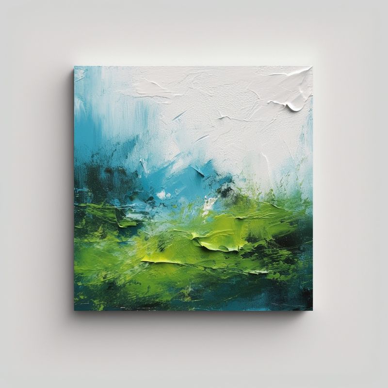 GENERICO - Pintura Minimalista Moderna De Arte De Alta 90x90 Cm