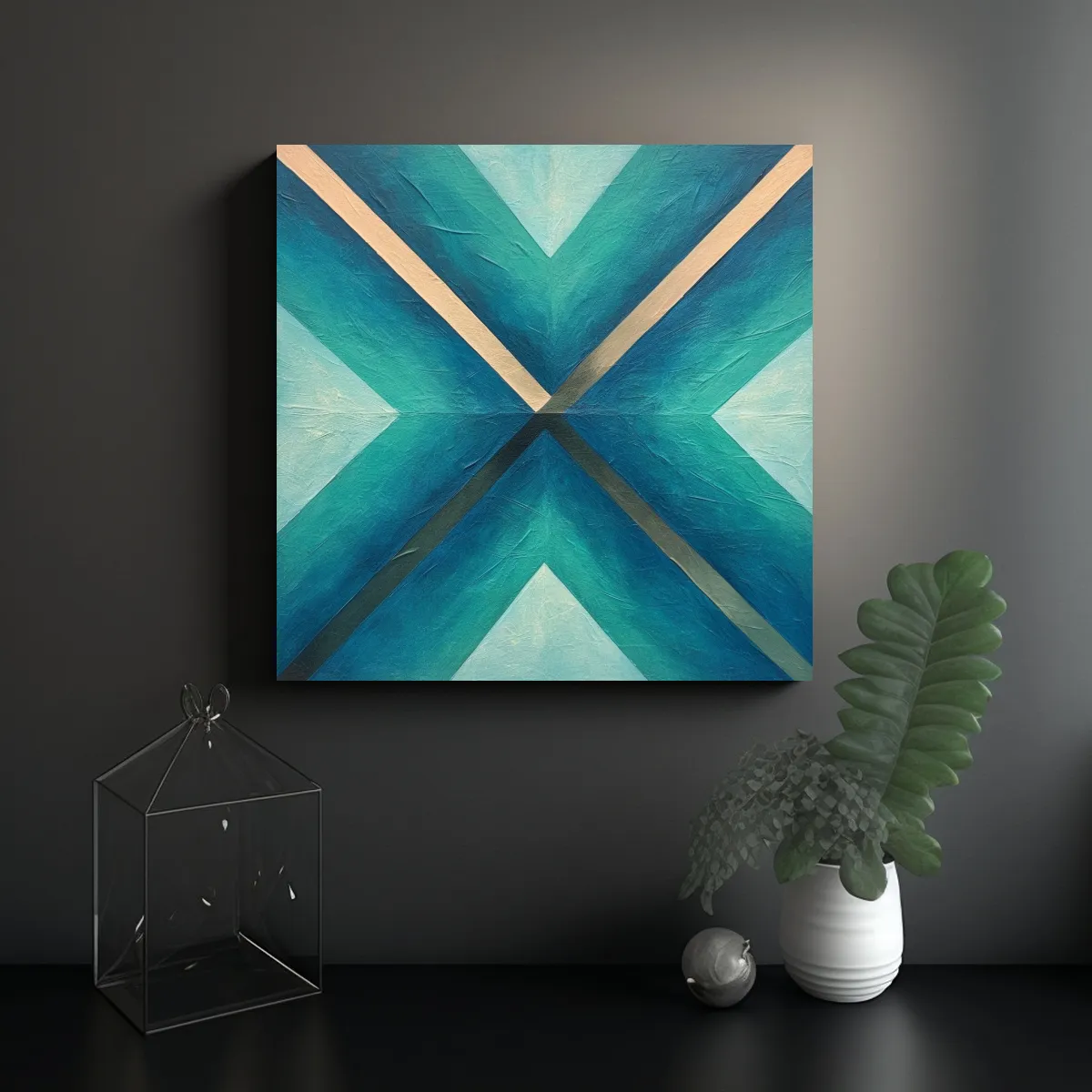 GENERICO - Pintura En Papel: Arte Impreso Duradero, 90x90 Cm