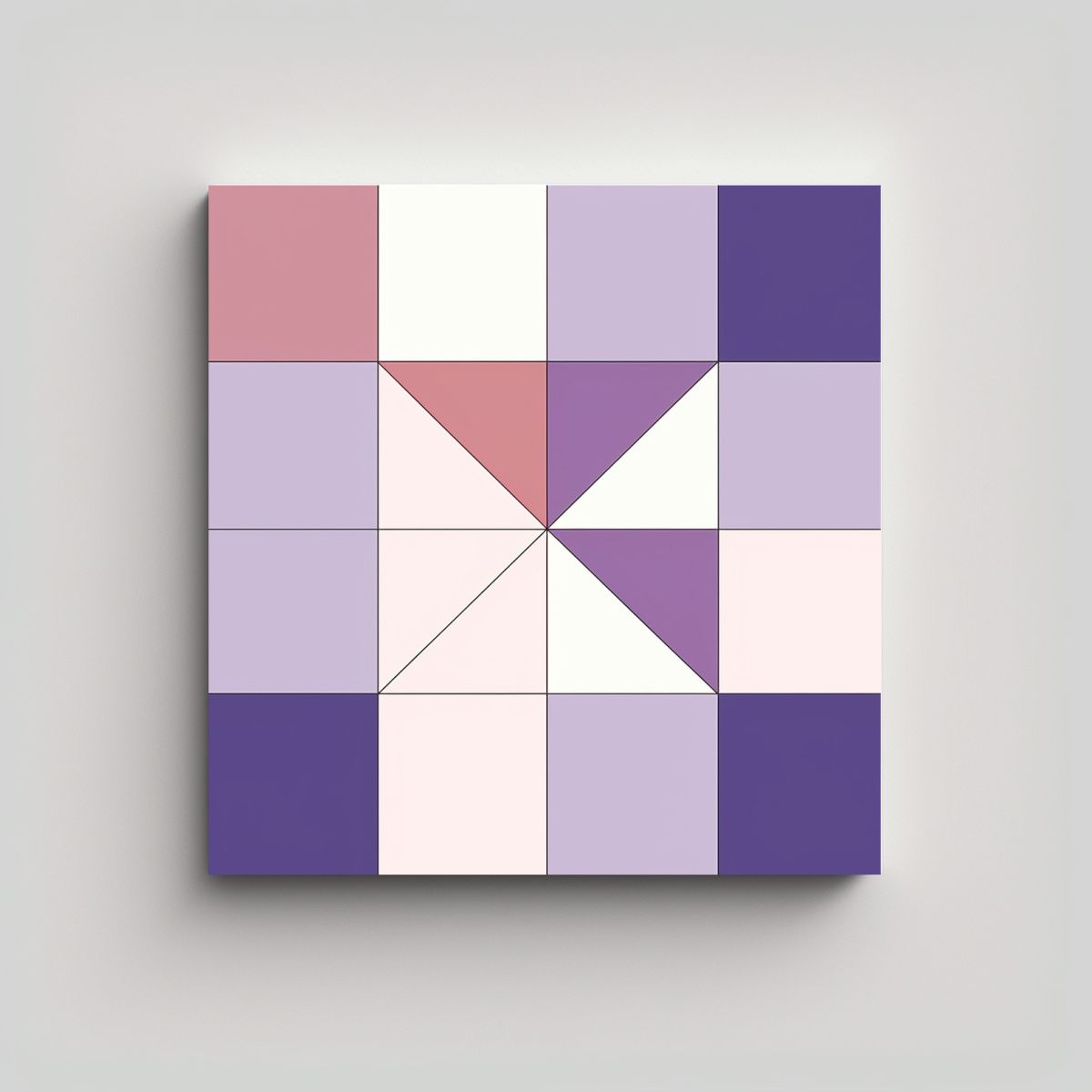 GENERICO - Escena Minimalista De Arte Digital Píxel Que 90x90 Cm