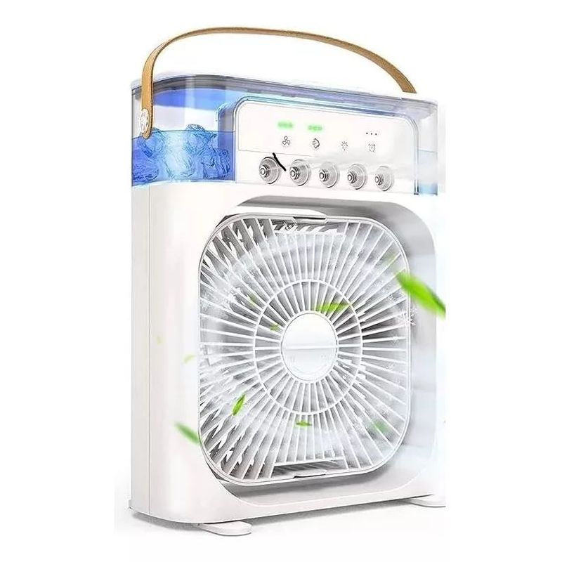 SHOP EHOME BAG - Mini Ventilador Enfriador De Aire Con Aroma Luces Led Usb