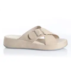 VIA UNO - Sandalia Mujer Beige 22541607