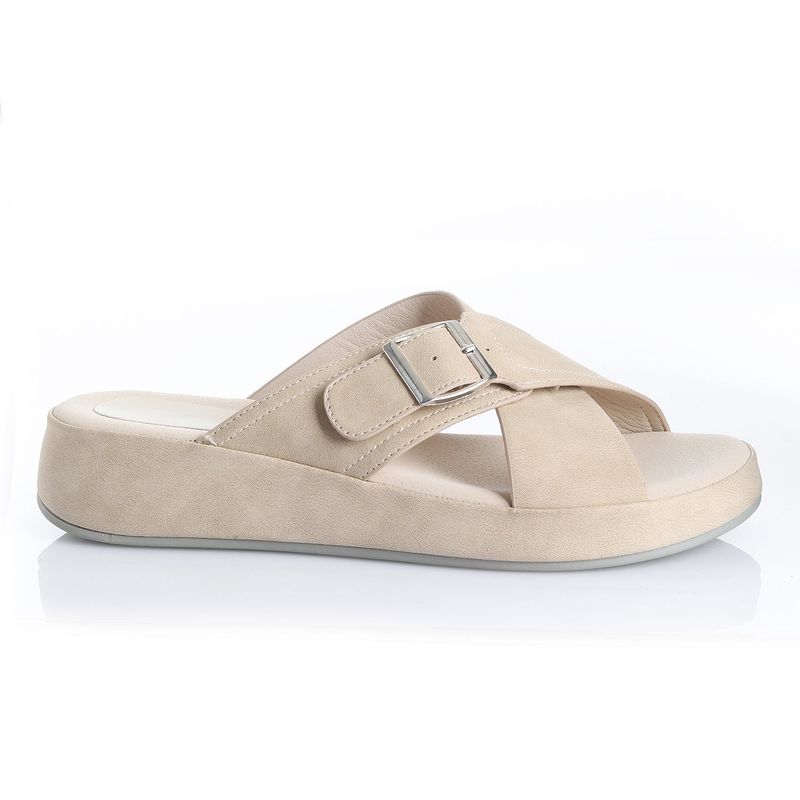 VIA UNO - Sandalia Mujer Beige Via Uno 22541607
