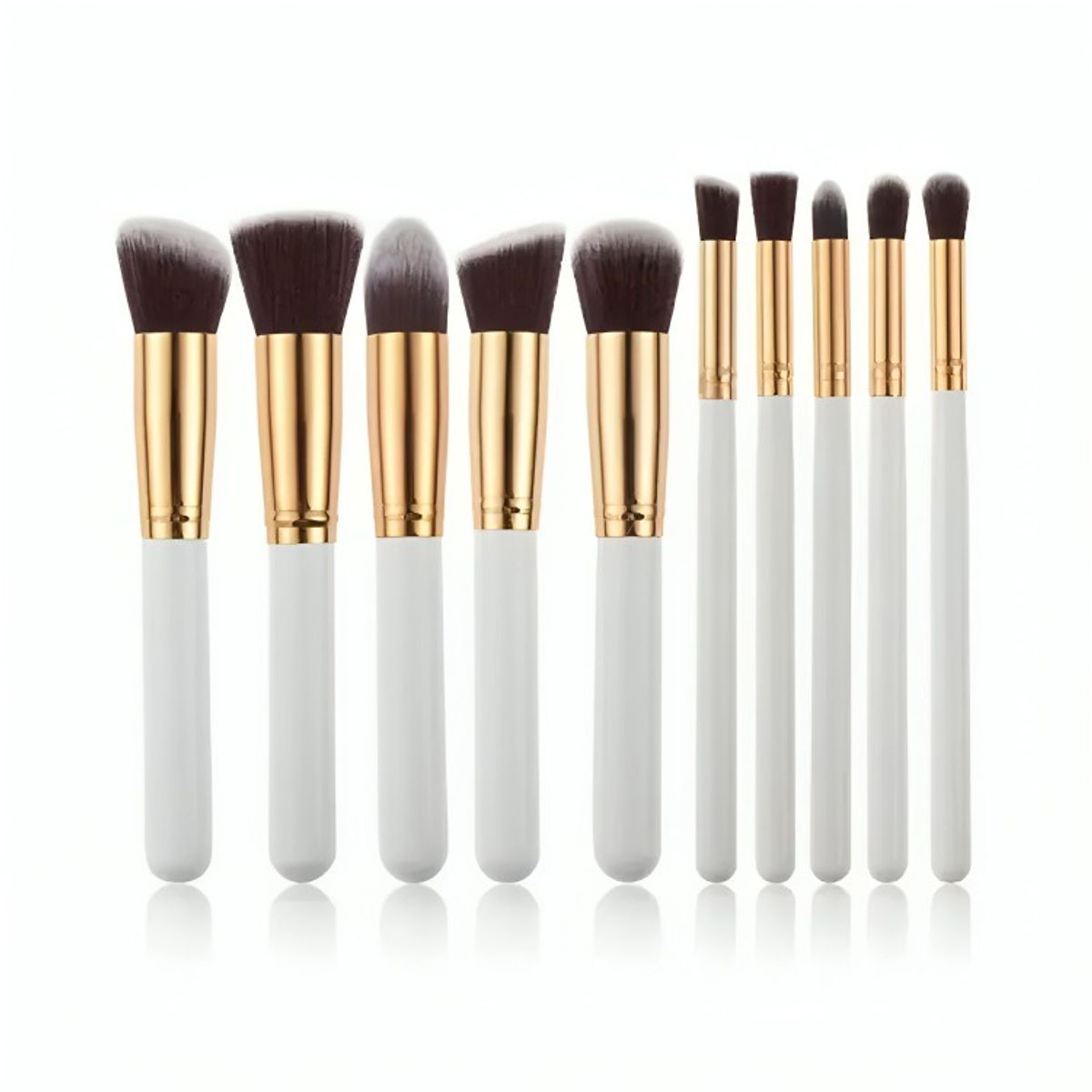 OEM - Set Brochas Maquillaje Profesional dorado